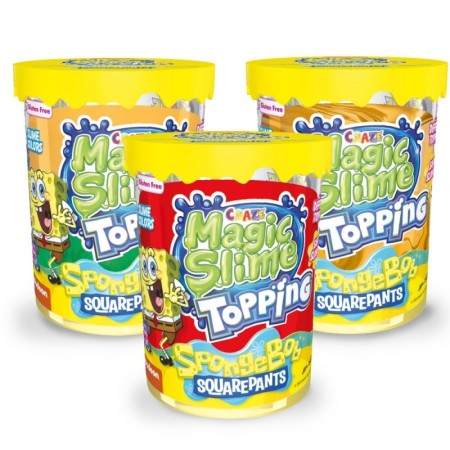 Slime Magic SpongeBob 70 ml cu sclipici si topping modele asortate